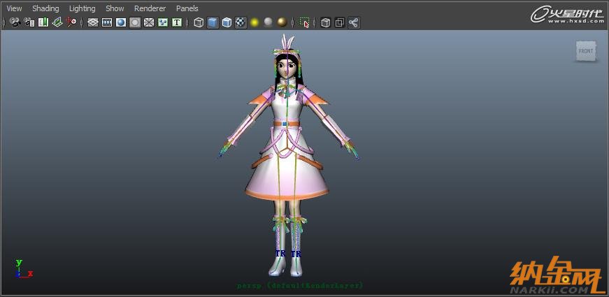 表情、蒙皮和燈光篇之Maya卡通角色制作1