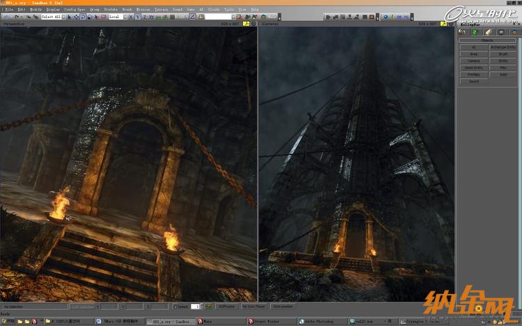 maya打造魔塔場景 飛特網 maya建模教程