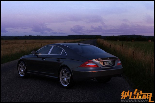 maya打造奔馳cls 550跑車(chē) 飛特網(wǎng) maya建模教程render 2
