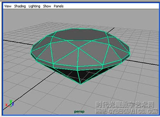鉆石雕刻Maya建模教程