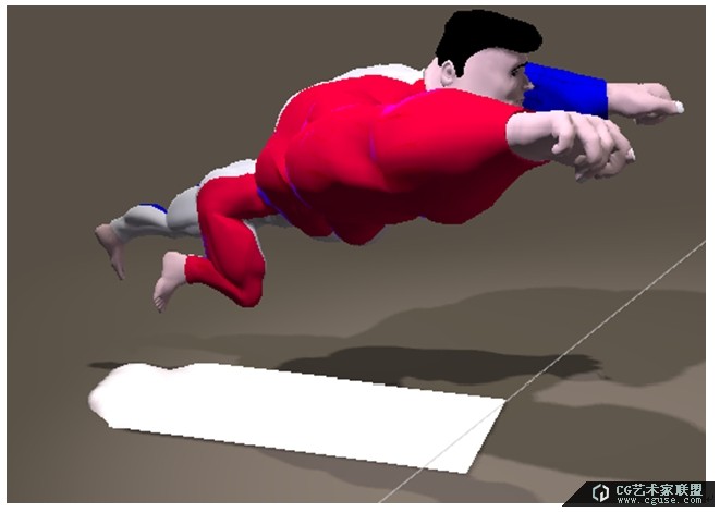 05.poser教程:poser2014制作風吹披風的效果