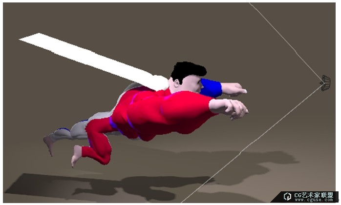 07.poser教程:poser2014制作風吹披風的效果