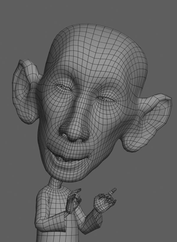 ZBRUSH打造著名相聲演員馬三立 納金網