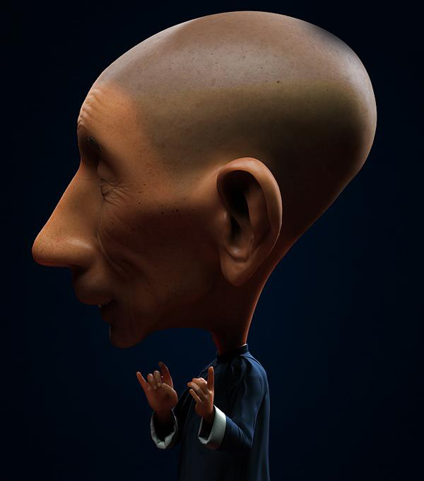 ZBRUSH打造著名相聲演員馬三立 納金網