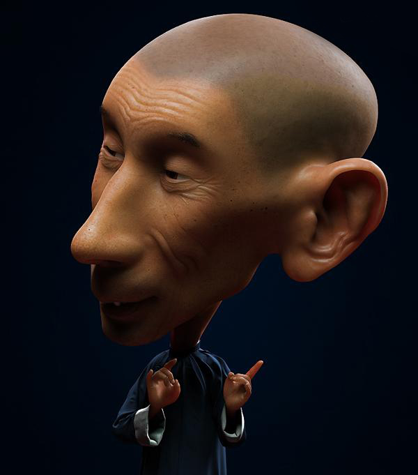 ZBRUSH打造著名相聲演員馬三立 納金網