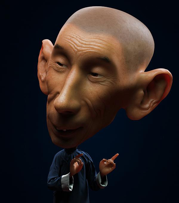 ZBRUSH打造著名相聲演員馬三立 納金網