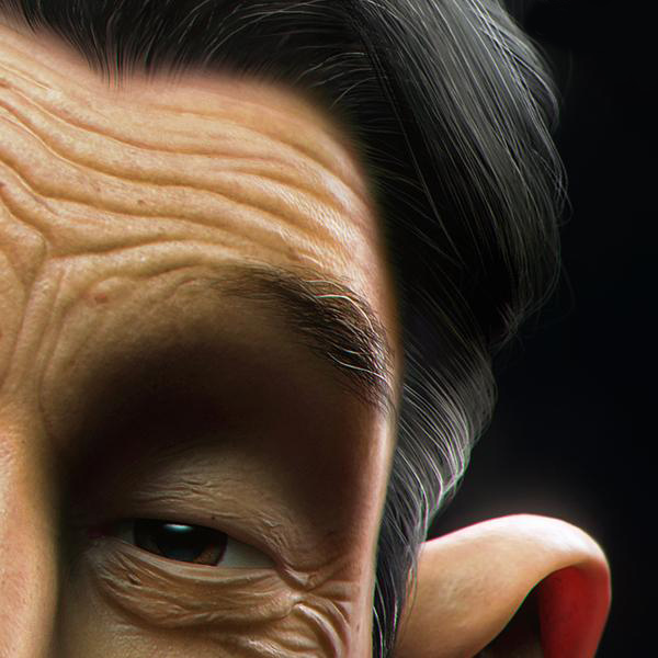 ZBRUSH打造著名相聲演員馬三立 納金網