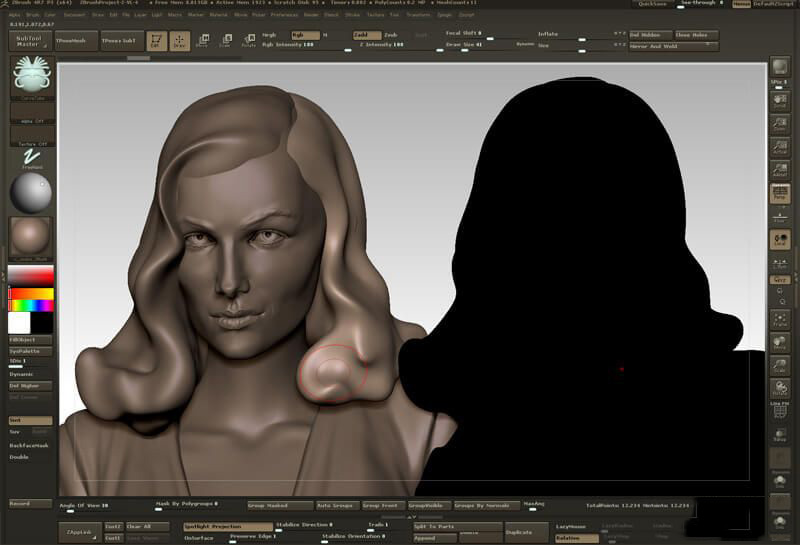 ZBrush頭發(fā)雕刻的十個(gè)小提示 納金網(wǎng)